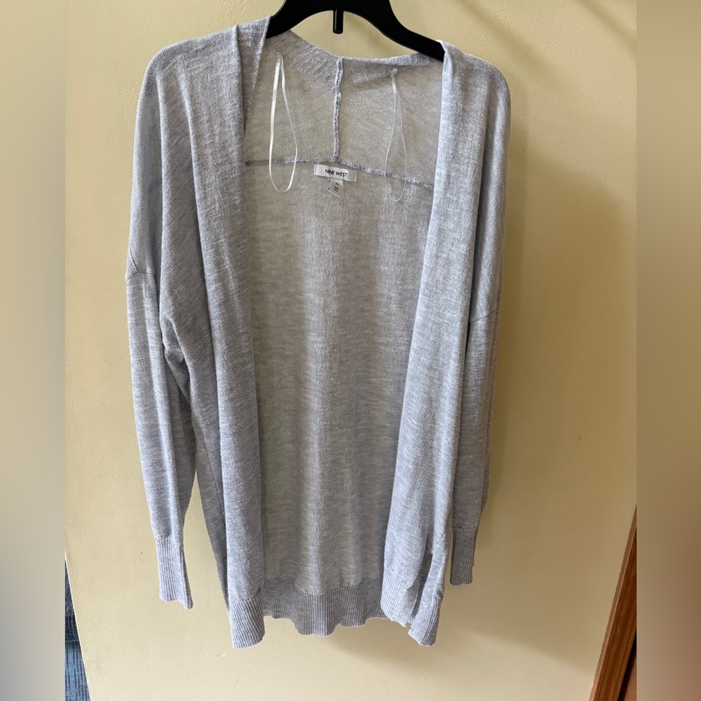 Nine West Light Gray Cardigan